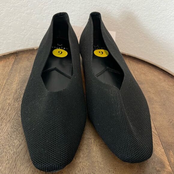 H By Halston Black Broadway Knit Water Resistant Loafer Shoes Women's Size 9 NWT - Picture 2 of 9